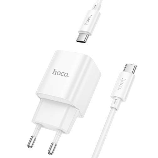 Купить Сетевое Зарядное Устройство Hoco C147A 1USB-C/1USB PD/QC 20W+Type-C to Type-C, 4