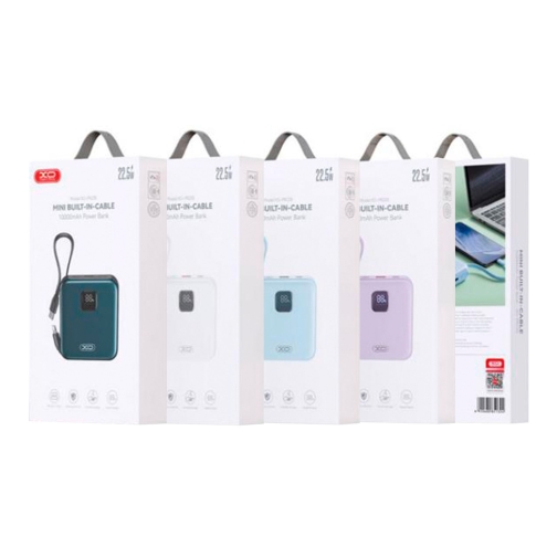 Купить Power Bank XO PR235 22.5W with built-in iP and TYPE-C cable 10000 mAh, 2