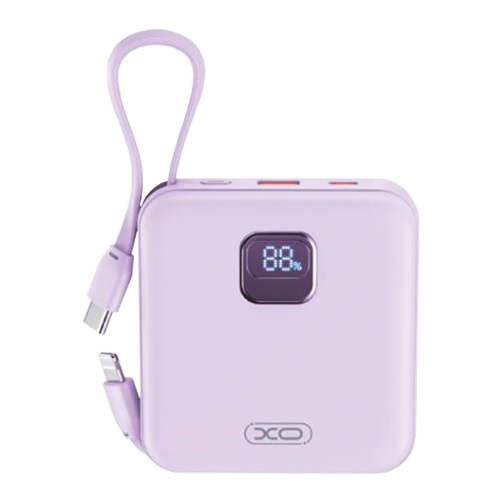 Купить Power Bank XO PR235 22.5W with built-in iP and TYPE-C cable 10000 mAh, 5
