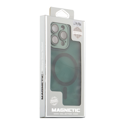 Чохол TPU+PC Magnetic Matte Camera Lens with Magsafe для iPhone 15 превью 6