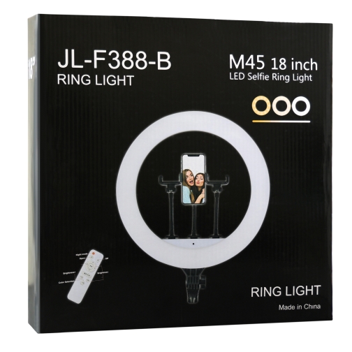 Купить Лампа Кольцевая JL-F388B 45см (remote), 2