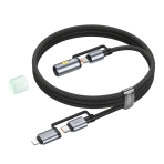 Купить USB Hoco U138 USB-C/iP to USB-C/LED Light 1.2m, 5