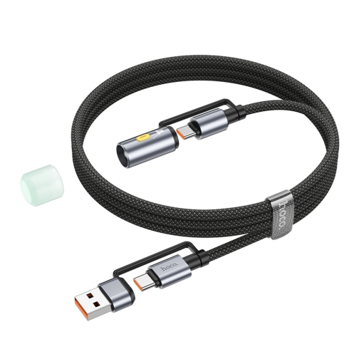 Купить USB Hoco U138 USB/USB-C to USB-C/LED Light 1.2m, 5