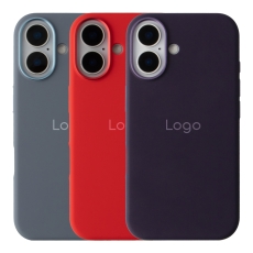 Купить Чехол Silicone Case Metal Buttons (AA) для iPhone 16