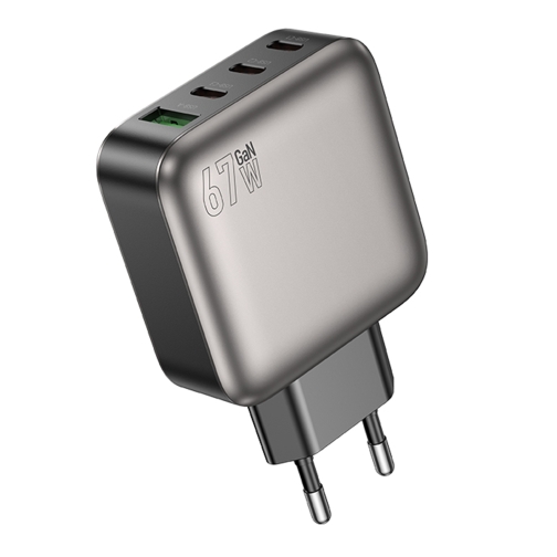 Купити Мережевий Зарядний Пристрій Borofone BAS57A 3USB-C/1USB PD/QC 67W GAN, 5