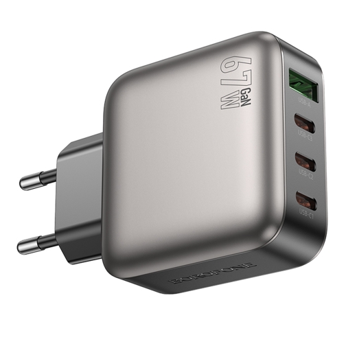 Купити Мережевий Зарядний Пристрій Borofone BAS57A 3USB-C/1USB PD/QC 67W GAN, 6