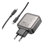 Купить Сетевое Зарядное Устройство Borofone BAS57A 3USB-C/1USB PD/QC 67W GAN+Type-C to Type-C, 7