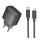 Купити Мережевий Зарядний Пристрій Hoco CS61A 1USB/1USB-C PD/QC 30W+Type-C to Lightning