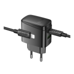 Купити Мережевий Зарядний Пристрій Hoco CS61A 1USB/1USB-C PD/QC 30W+Type-C to Lightning, 5