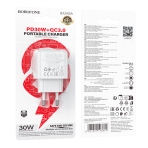 Купити Мережевий Зарядний Пристрій Borofone BAS45A 1USB-C/1USB PD/QC 30W, 2