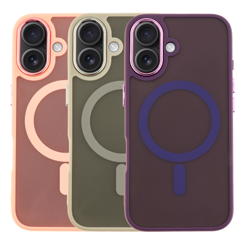 Чохол TPU+PC Space Magnetic Color with Magsafe для iPhone 16 Plus