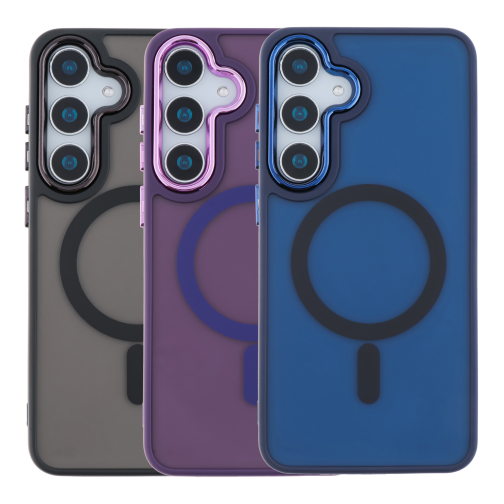 Чохол TPU+PC Space Magnetic Color with Magsafe для Samsung Galaxy S24 FE 5G (S721)