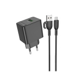 Купить Сетевое Зарядное Устройство Borofone BAS12A 1USB QC3.0 18W+USB to Micro
