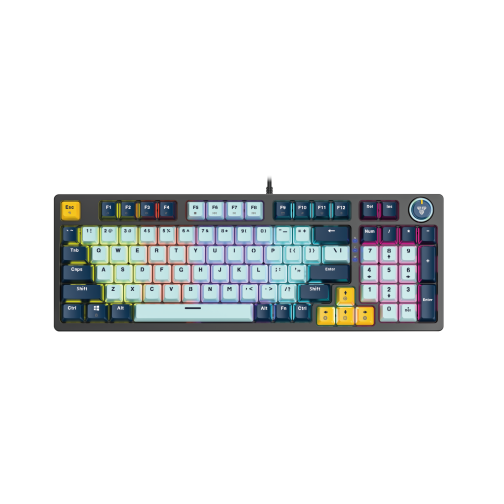 Купити Клавіатура Ігрова FANTECH ATOM96 MK890V2 MIZU Blue Switch, 3