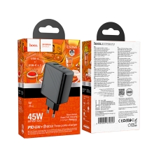 Купить Сетевое Зарядное Устройство Hoco CS26A 2USB-C/1USB PD/QC 45W Купить Сетевое Зарядное Устройство Hoco CS26A 2USB-C/1USB PD/QC 45W