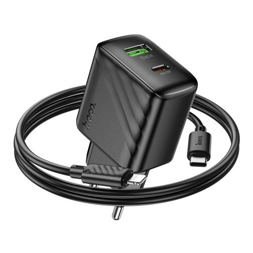 Купити Мережевий Зарядний Пристрій Hoco CS25A 1USB-C/1USB PD/QC 20W+Type-C to Lightning, 7