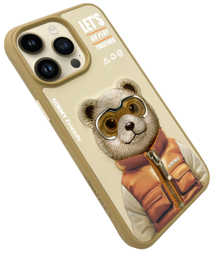 Купити Чохол TPU+PC Nimmy 3D with Metal Buttons для iPhone 15 Pro Max, 8