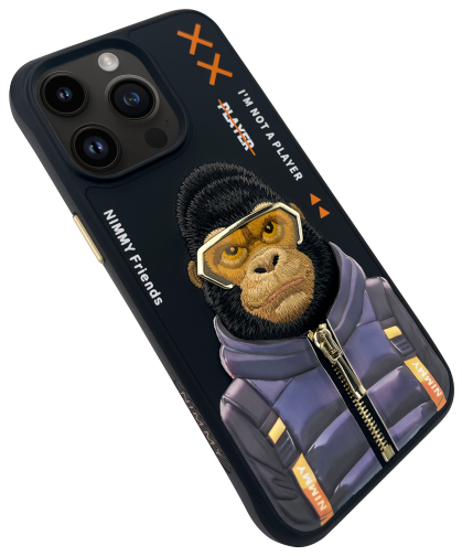 Купити Чохол TPU+PC Nimmy 3D with Metal Buttons для iPhone 15 Pro Max, 10