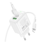 Купити Мережевий Зарядний Пристрій Borofone BAS45A 1USB-C/1USB PD/QC 30W+Type-C to Lightning, 5