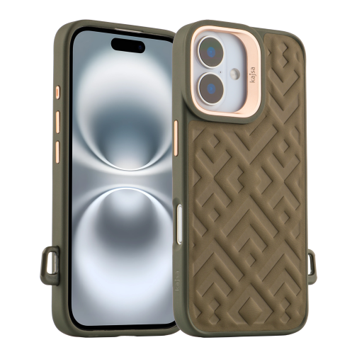 Чохол Kajsa Briquette Collection Rhombus with MagSafe для iPhone 16 превью 2