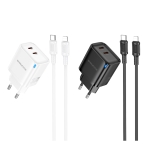 Купить Сетевое Зарядное Устройство Borofone BA85A 2USB-C PD/QC 35W+Type-C to Lightning