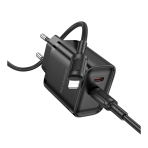 Купить Сетевое Зарядное Устройство Borofone BA85A 2USB-C PD/QC 35W+Type-C to Lightning, 5