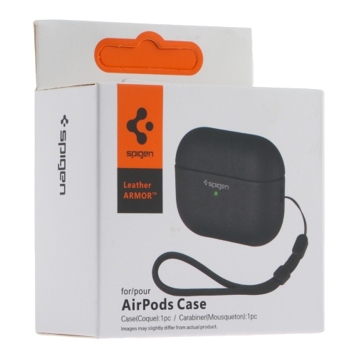 Купить Футляр TPU Spigen Leather Armor для Airpods 3, 3