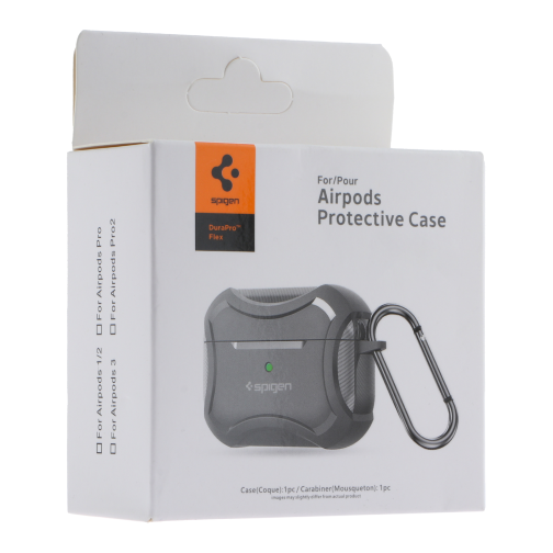 Футляр TPU Spigen DuraPro Flex with Hook для Airpods 3 превью 5