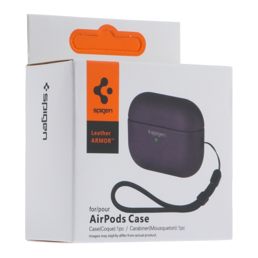 Купить Футляр TPU Spigen Leather Armor для Airpods 3, 6