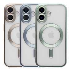 Купити Чохол TPU Metallic Chrome Full Camera with Magsafe для iPhone 16 Купити Чохол TPU Metallic Chrome Full Camera with Magsafe для iPhone 16