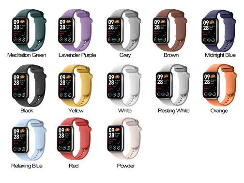 Купити Ремінець для Xiaomi Mi Band 8 Pro/Mi Band 9 Pro/Redmi Watch 4 Silicone, 41