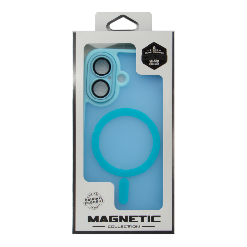 Чохол TPU+PC Magnetic Matte Camera Lens with Magsafe для iPhone 16 превью 3