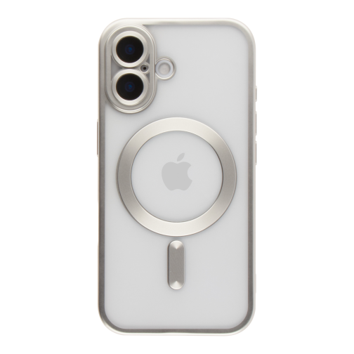 Чохол TPU Metallic Chrome Full Camera with Magsafe для iPhone 16 превью 16