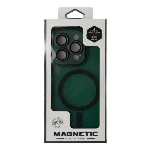 Чохол TPU+PC Magnetic Matte Camera Lens with Magsafe для iPhone 16 Pro Max превью 5