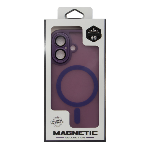 Чохол TPU+PC Magnetic Matte Camera Lens with Magsafe для iPhone 16 превью 8
