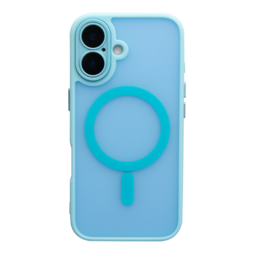 Чохол TPU+PC Magnetic Matte Camera Lens with Magsafe для iPhone 16 превью 11
