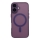 Купить Чехол TPU+PC Magnetic Matte Camera Lens with Magsafe для iPhone 16 Dark Purple
