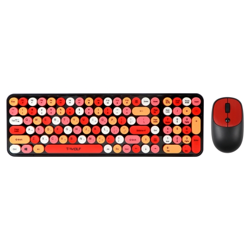 Купити Бездротова Клавіатура і Миша TWolf TF350 Colorful, 3