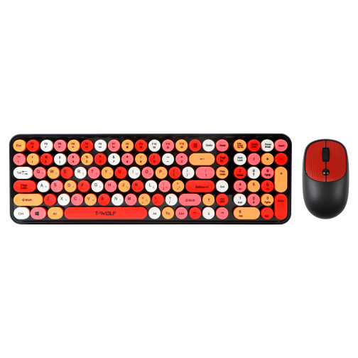 Бездротова Клавіатура і Миша TWolf TF350 Colorful превью 3