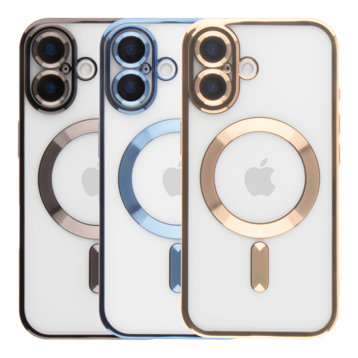 Чохол TPU Metallic Full Camera with Magsafe для iPhone 16
