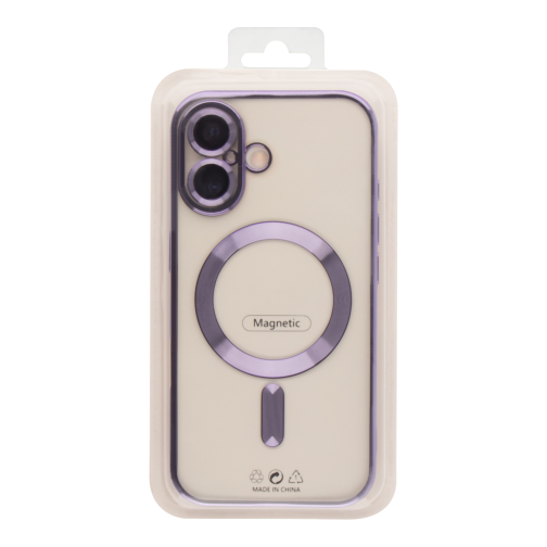 Чохол TPU Metallic Full Camera with Magsafe для iPhone 16 превью 6