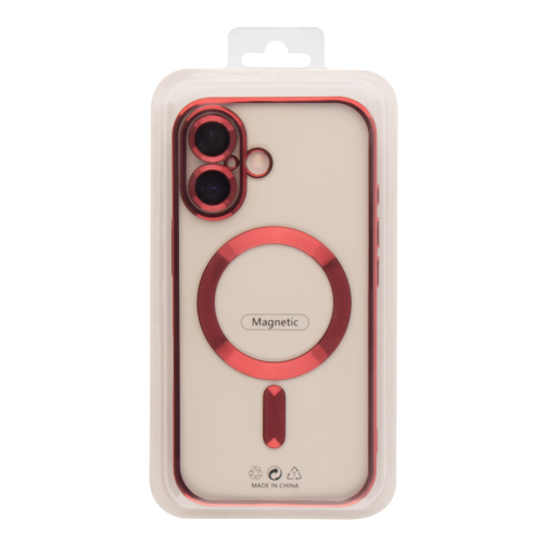 Чохол TPU Metallic Full Camera with Magsafe для iPhone 16 превью 7