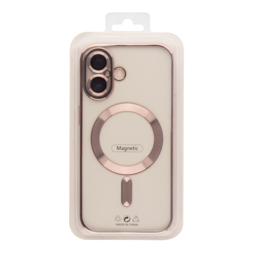 Чохол TPU Metallic Full Camera with Magsafe для iPhone 16 превью 8