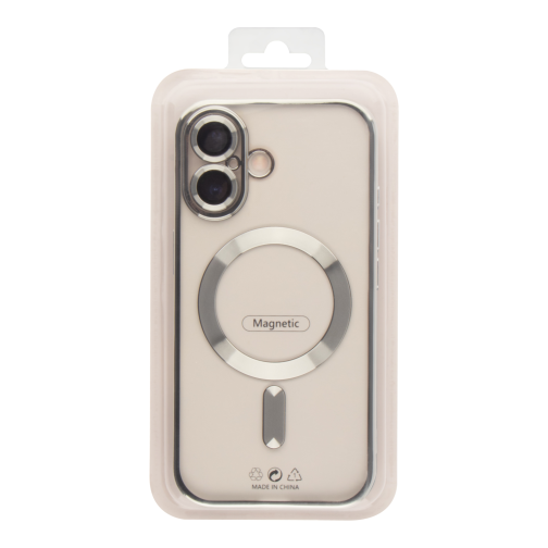 Чохол TPU Metallic Full Camera with Magsafe для iPhone 16 превью 9