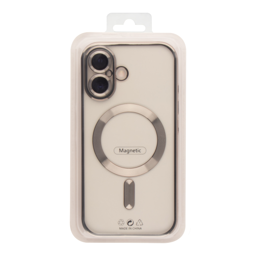 Чохол TPU Metallic Full Camera with Magsafe для iPhone 16 превью 10