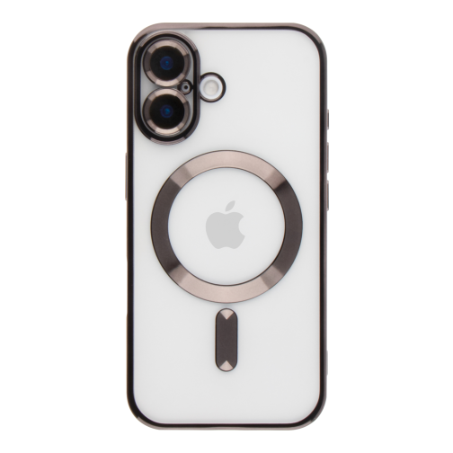 Чохол TPU Metallic Full Camera with Magsafe для iPhone 16 превью 11