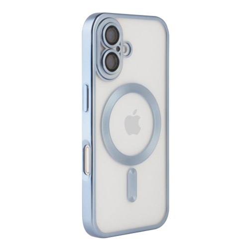 Чохол TPU Metallic Full Camera with Magsafe для iPhone 16 превью 20