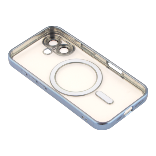 Чохол TPU Metallic Full Camera with Magsafe для iPhone 16 превью 23
