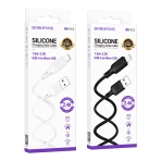 Купить USB Borofone BX113 Silicone Micro 2.4A, 2