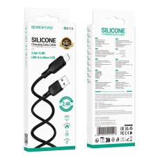 Купить USB Borofone BX113 Silicone Micro 2.4A 3m